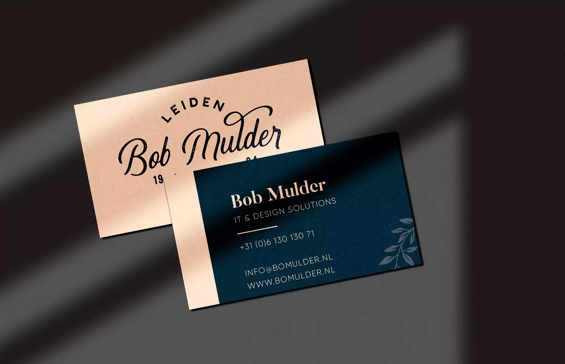 Visitekaartje ontwerp Bob Mulder
